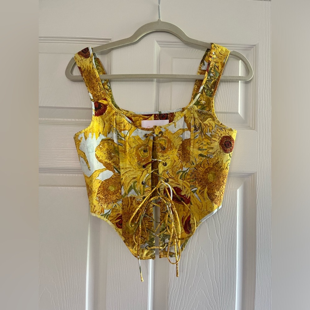 RESERVED SELKIE BNWOT Sunflower Corset size M